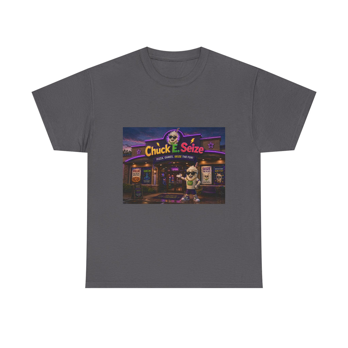 Chuck E. Seize Arcade Night T‑Shirt
