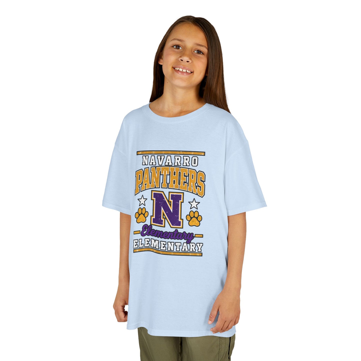 Navarro Panthers Kids T-Shirt — 'N' Elementary School Spirit Tee
