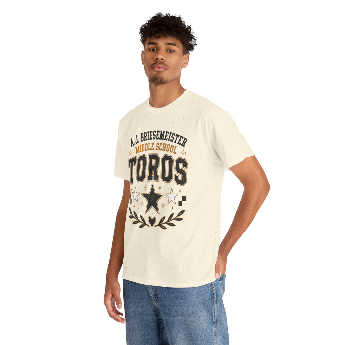 Toros Middle School Tee – A.J. Briesmeister School Spirit Shirt