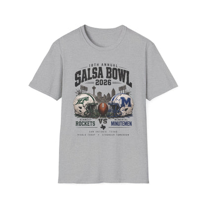 Salsa Bowl 2026 T-Shirt — 18th Annual Game Day Tee