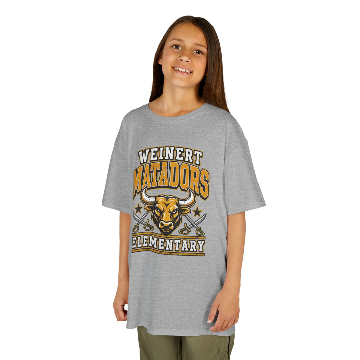 Weinert Matadors Elementary Kids T-Shirt — School Mascot Tee