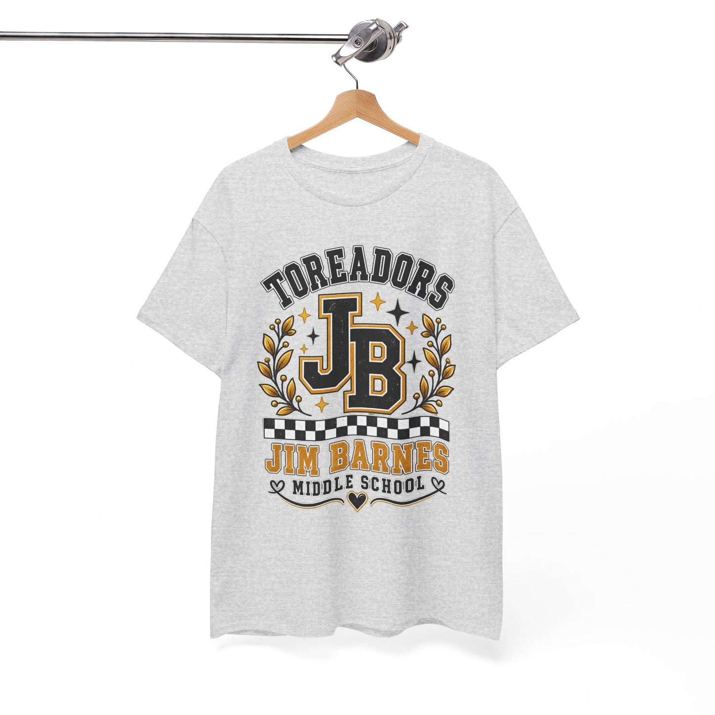 Toreadors JB Jim Barnes Middle School Tee — School Spirit Graphic T-Shirt