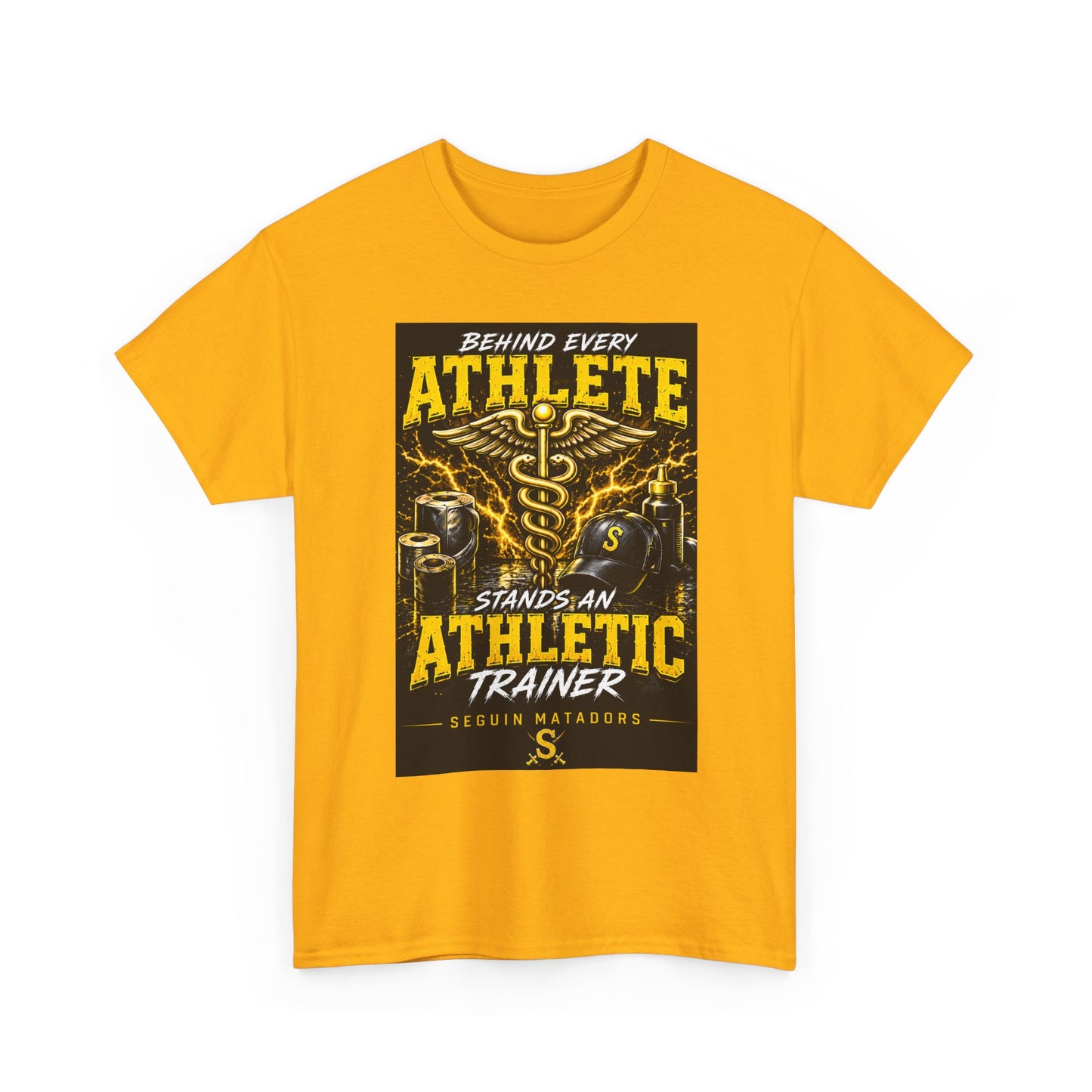 Athletic Trainer T‑Shirt — "Behind Every Athlete Stands an Athletic Trainer" Motivational Tee