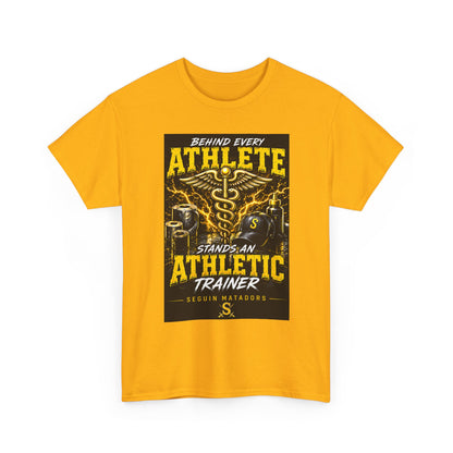 Athletic Trainer T‑Shirt — "Behind Every Athlete Stands an Athletic Trainer" Motivational Tee