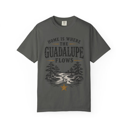 Guadalupe River T-Shirt — "Home Is Where The Guadalupe Flows" Vintage Outdoors Tee