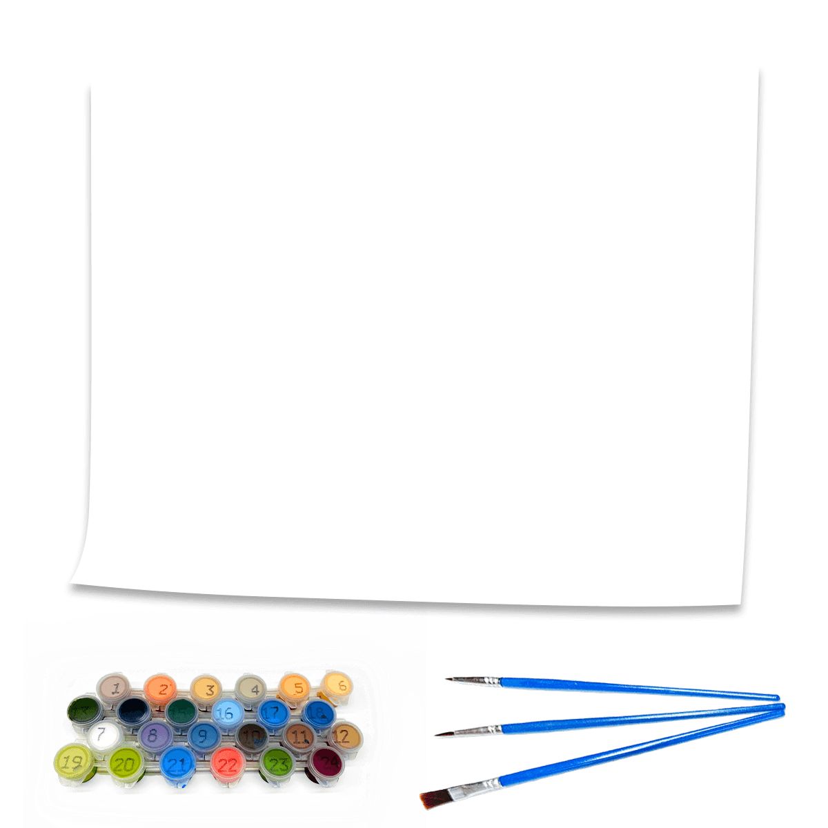 Frameless Paint by Numbers Kit for Adults (Horizontal) 7198