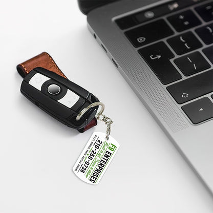 F9 Metal Keychain